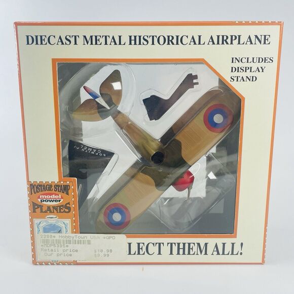 Model Power Postage Stamp Diecast 1/100 Scale Plane French Nieuport 28 No 5395 - Picture 1 of 7
